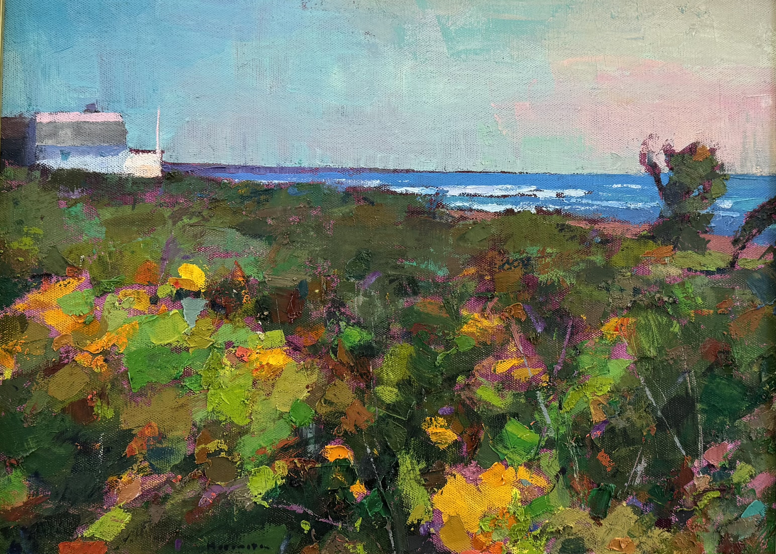 Yellow Flowers by the Bay